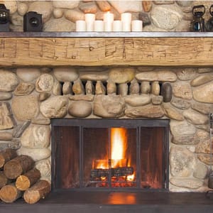 Regal Hardwoods Floors Reclaimed Antique Beams Fireplace ,Mantels Non Structural Decorative Hardwood Floors